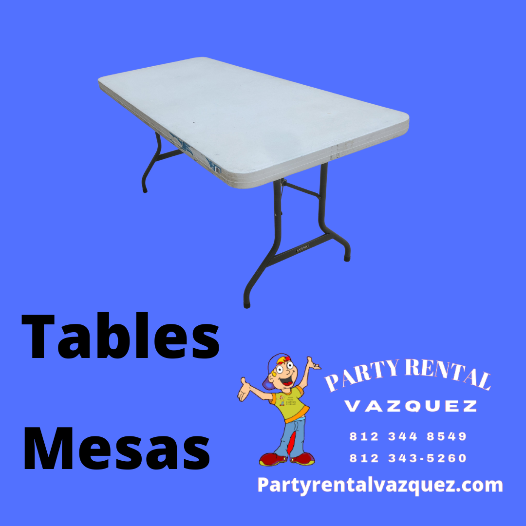 Tables and Chairs PARTY RENTAL VAZQUEZ