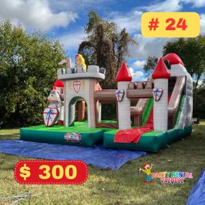 inflatable medieval castle