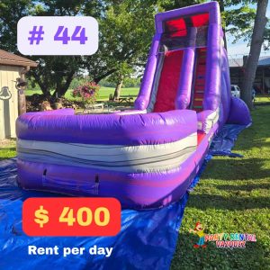 Marble Purple Water Slide (longer)