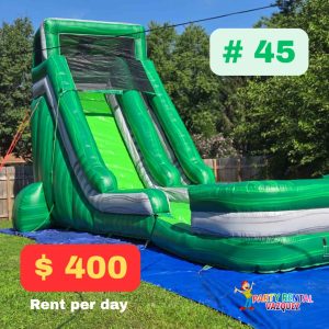 Marble Green Water Slide (longer)