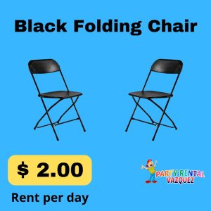 Black Folding Chair