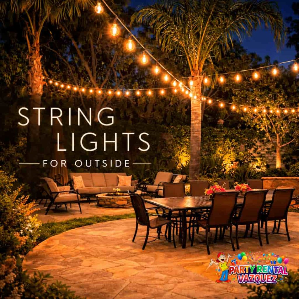 High-quality audio and lighting setup for weddings and events in Columbus, Indiana, provided by Party Rental Vazquez – enhancing ceremonies, speeches, and celebrations with professional sound and atmosphere