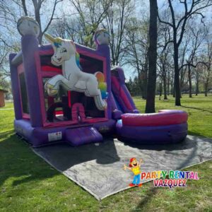 Large Unicorn Water Combo #28 rental in Columbus, Indiana designed for safe fun, exciting water play, and unforgettable kids parties.