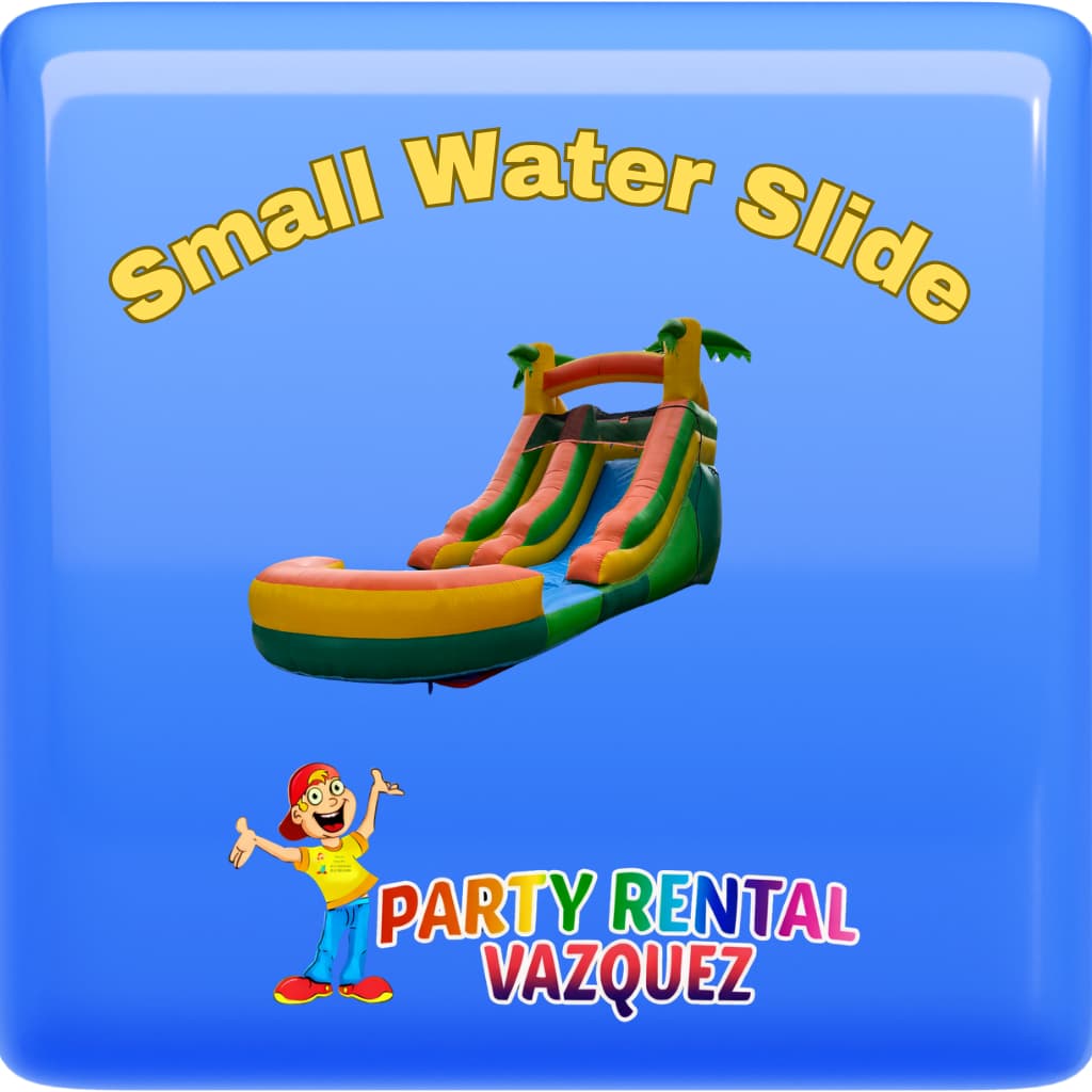 Small water slide rental in Columbus Indiana for kids backyard party