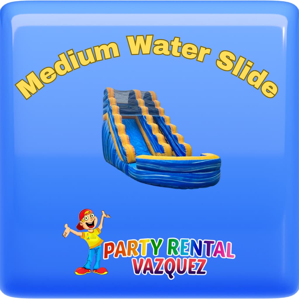 Medium size water slide rental in Columbus Indiana party rentals