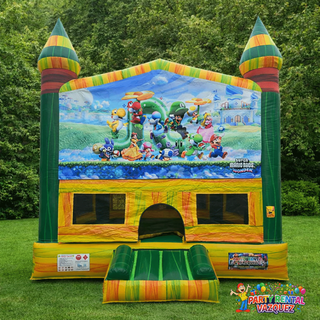Bounce house rental for birthday party in Columbus Indiana by Party Rental Vazquez